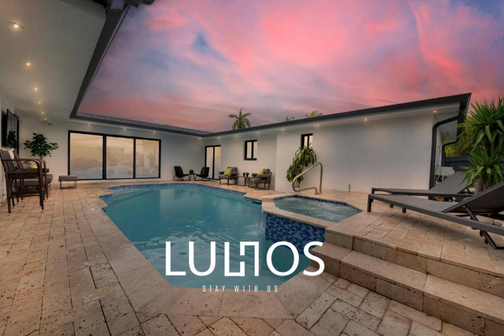 Luxe 5Br Pool Jacuzzi Basketball L17 Villa Cutler Bay Exterior photo